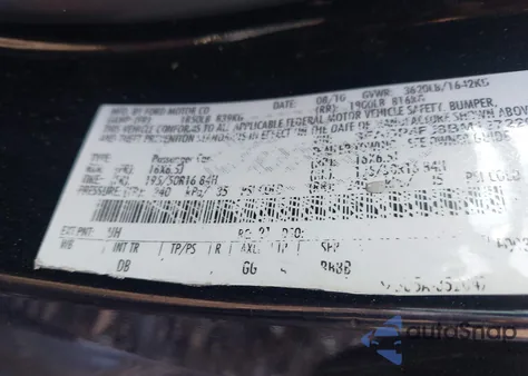 2011 Ford Fiesta Ses из США, поврежденный, VIN 3FADP4FJ8BM127220